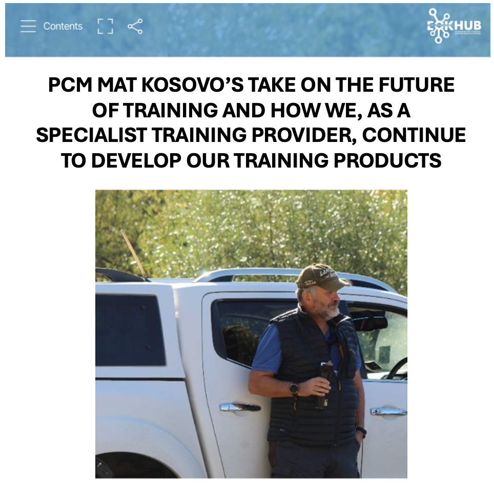 PCM and MAT Kosovo are honoured to be featured in this month’s edition of EOK HUB Magazine