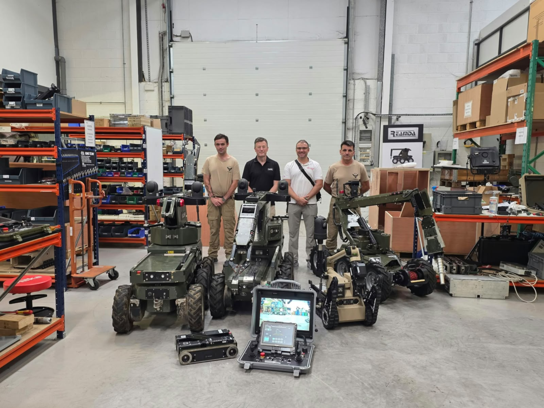 REAMDA EOD Robots – PCM’s MAT Kosovo Staff Training in Tralee, Ireland Ahead of the Delivery of the Hobo R-Evolve System